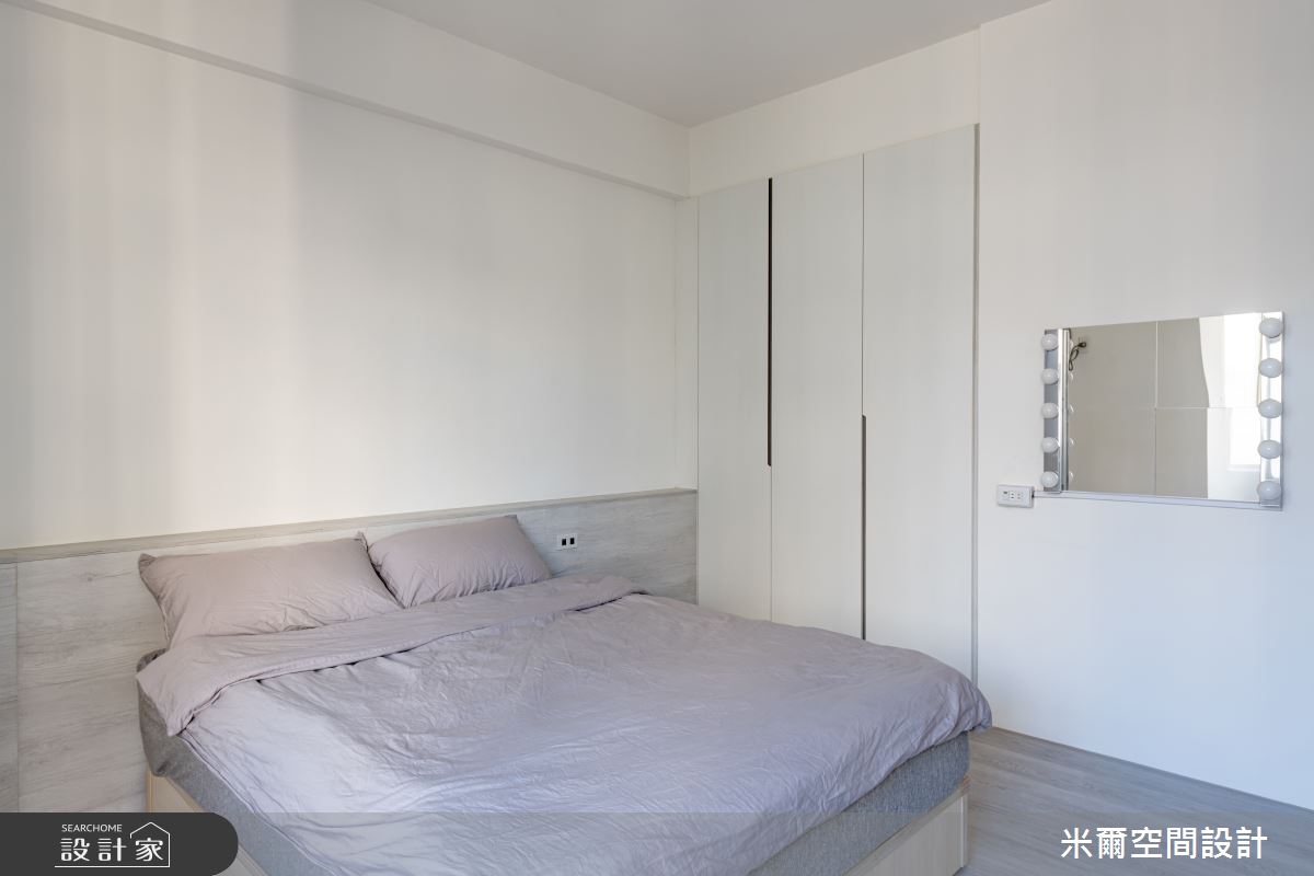 28坪中古屋(5~15年)＿鄉村風臥室案例圖片＿米爾空間設計＿米爾_仿美鄉村_新竹東區之25