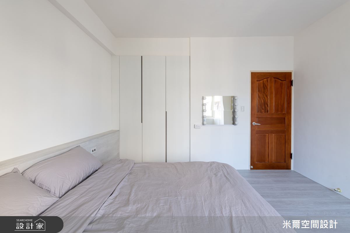 28坪中古屋(5~15年)＿鄉村風臥室案例圖片＿米爾空間設計＿米爾_仿美鄉村_新竹東區之26