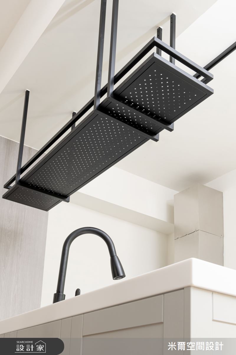 28坪中古屋(5~15年)＿鄉村風廚房案例圖片＿米爾空間設計＿米爾_仿美鄉村_新竹東區之21