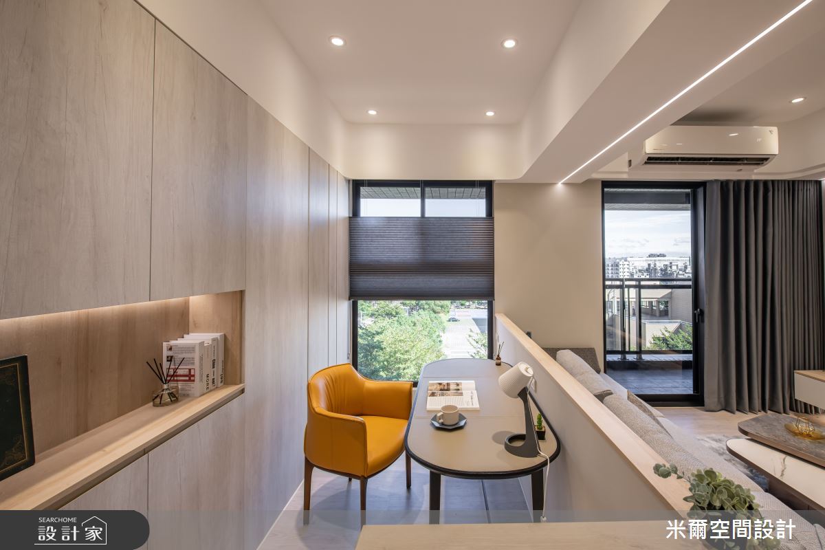 22坪中古屋(5~15年)＿現代風書房案例圖片＿米爾空間設計＿米爾_現代風範_桃園龜山之20