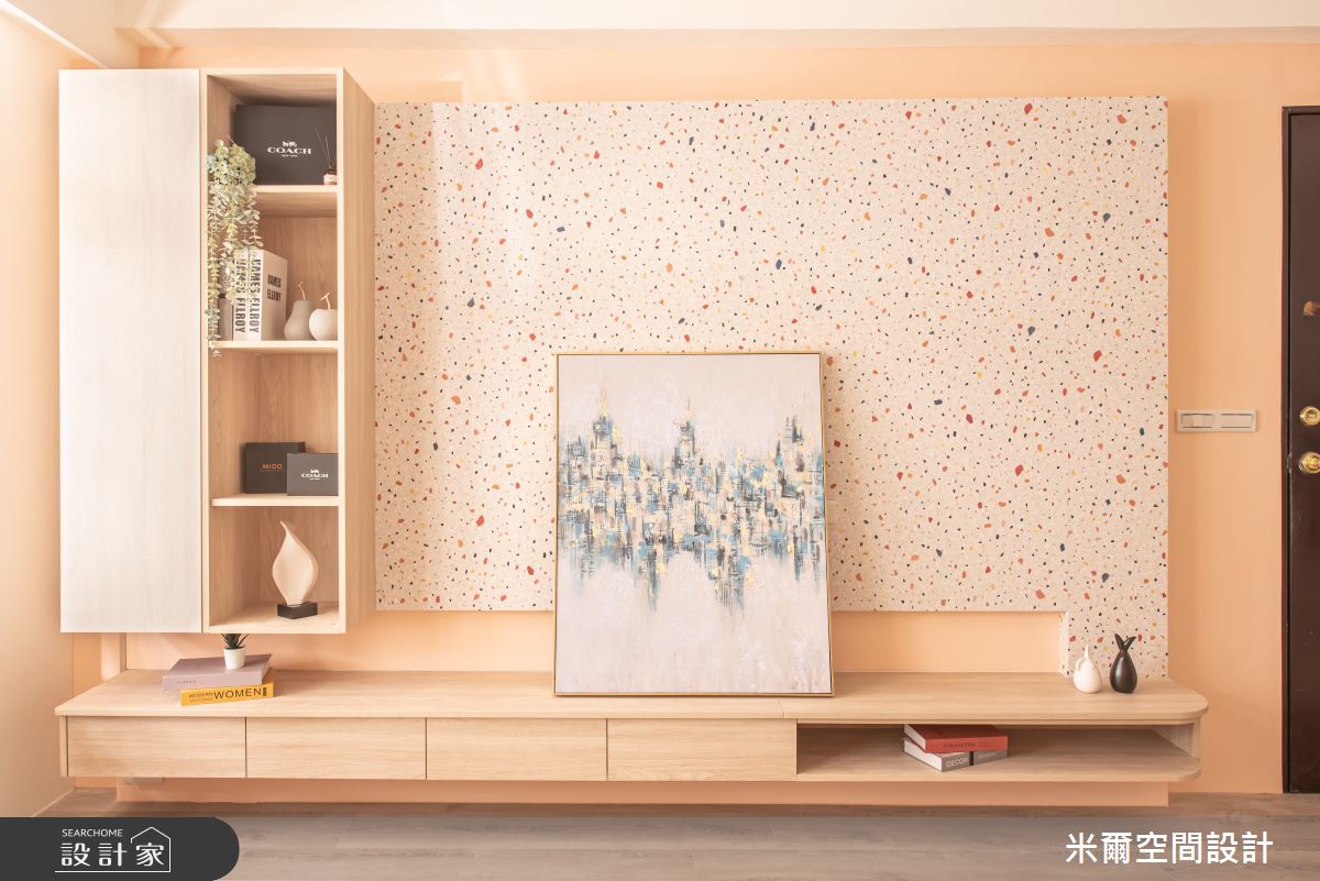 25坪老屋(16~30年)＿北歐風客廳案例圖片＿米爾空間設計＿米爾_經典玩色_桃園中壢之11