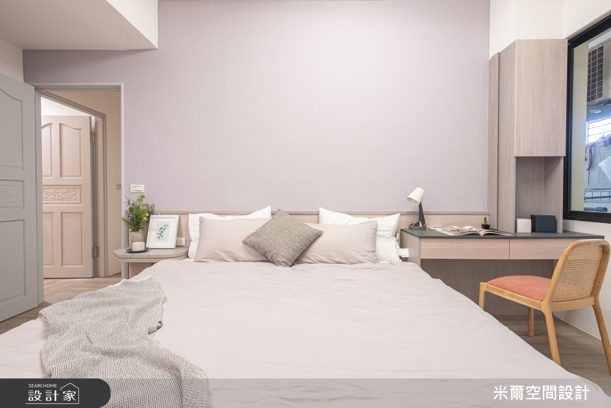 25坪老屋(16~30年)＿北歐風臥室案例圖片＿米爾空間設計＿米爾_經典玩色_桃園中壢之20