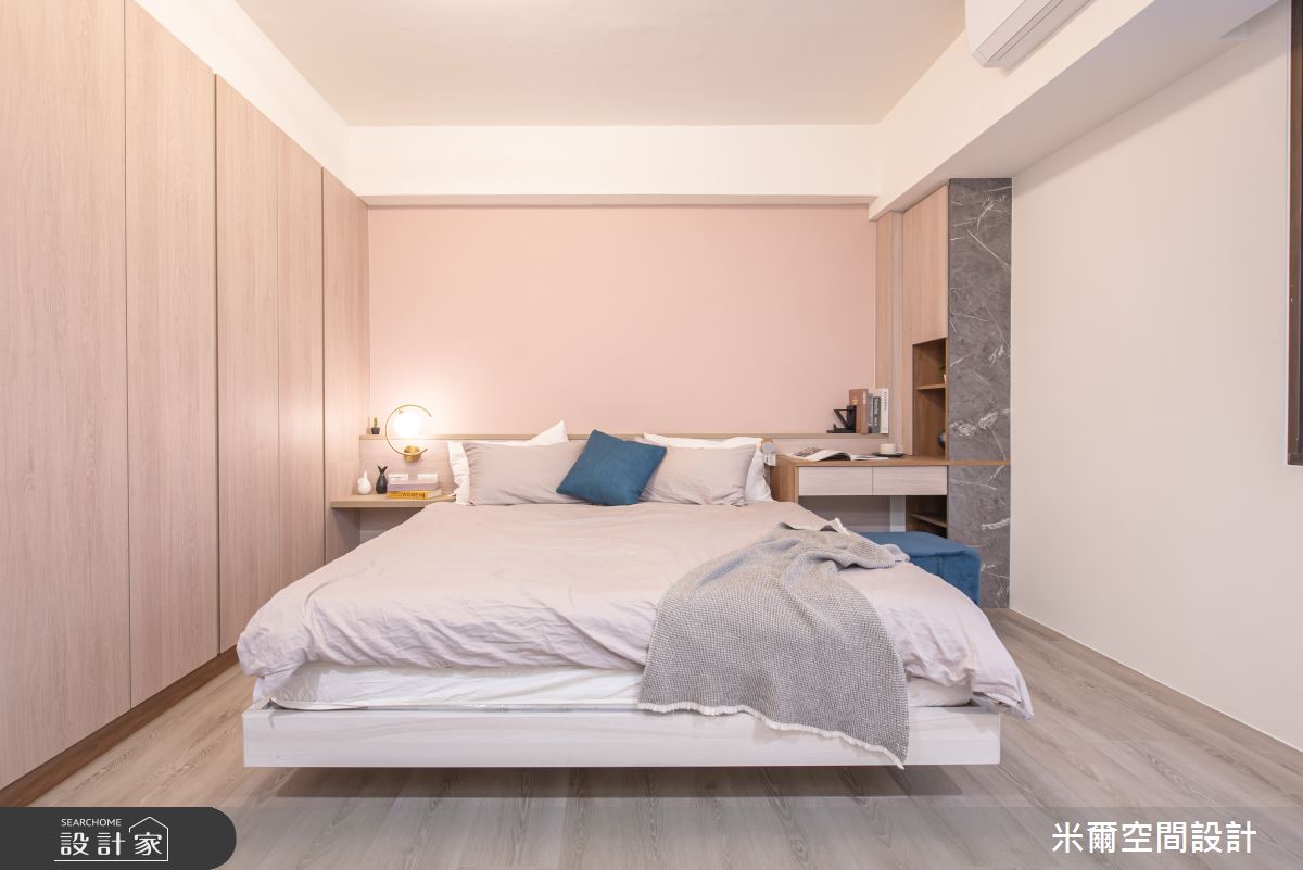 25坪老屋(16~30年)＿北歐風臥室案例圖片＿米爾空間設計＿米爾_經典玩色_桃園中壢之22