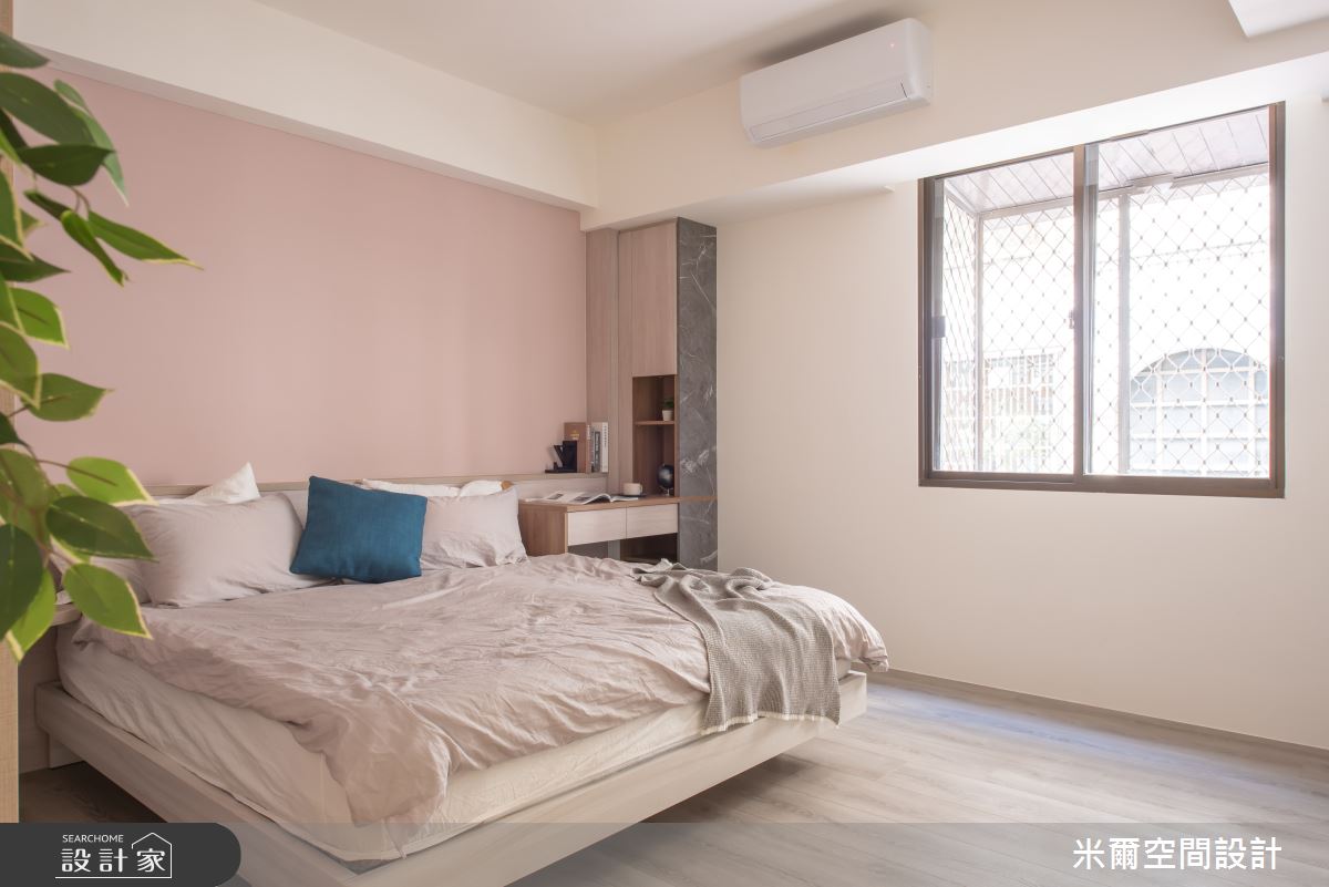 25坪老屋(16~30年)＿北歐風臥室案例圖片＿米爾空間設計＿米爾_經典玩色_桃園中壢之23