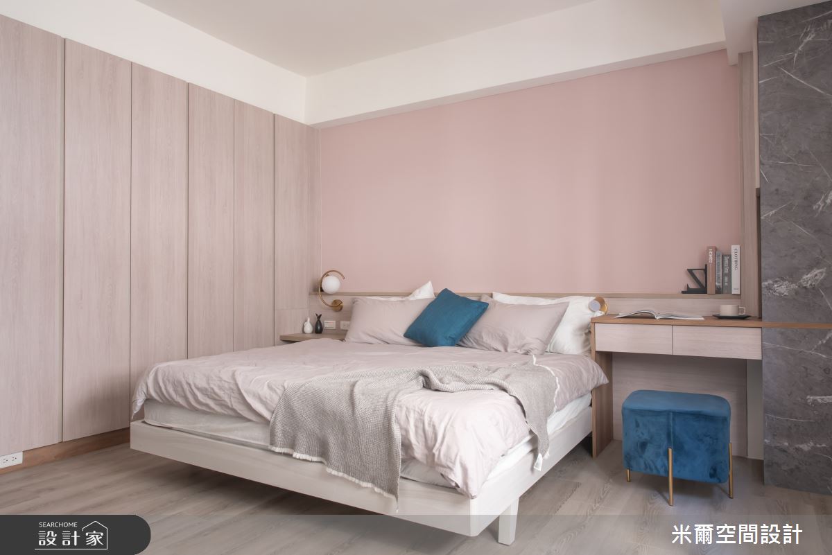 25坪老屋(16~30年)＿北歐風臥室案例圖片＿米爾空間設計＿米爾_經典玩色_桃園中壢之24