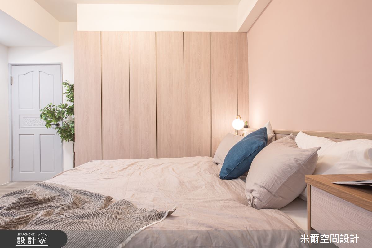25坪老屋(16~30年)＿北歐風臥室案例圖片＿米爾空間設計＿米爾_經典玩色_桃園中壢之25