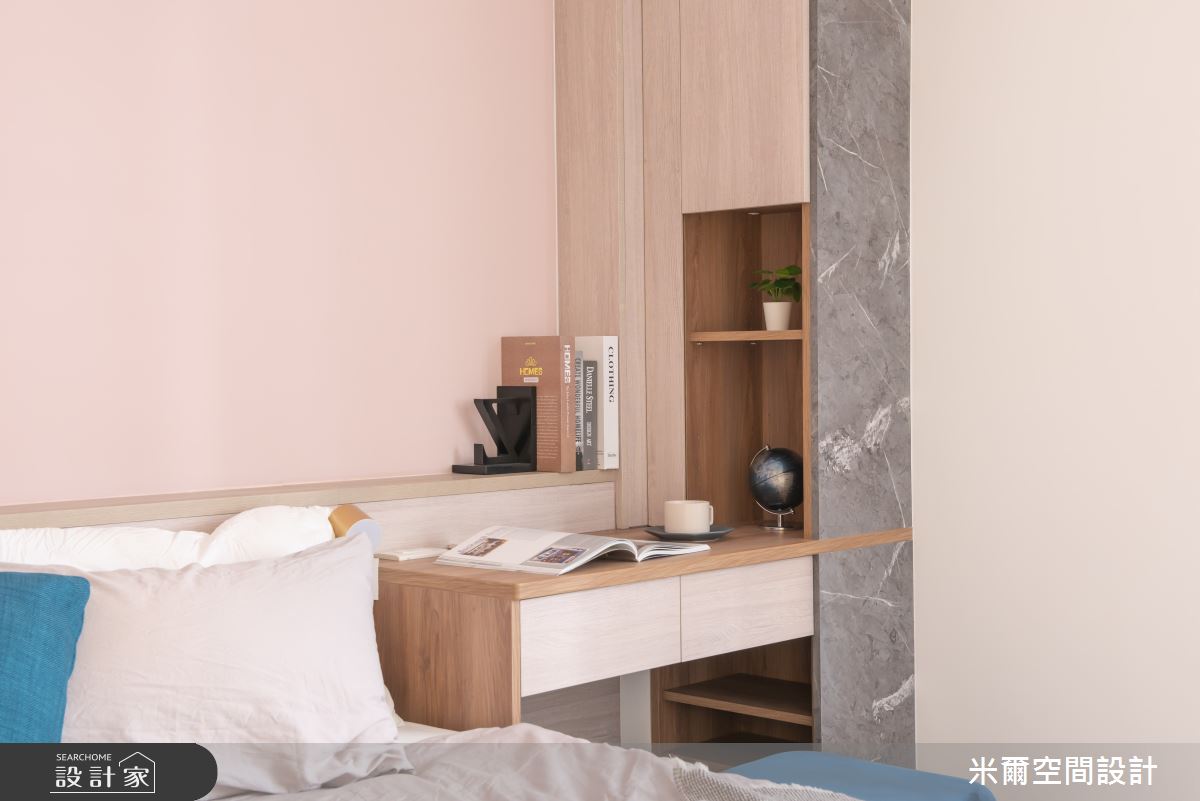 25坪老屋(16~30年)＿北歐風臥室案例圖片＿米爾空間設計＿米爾_經典玩色_桃園中壢之27