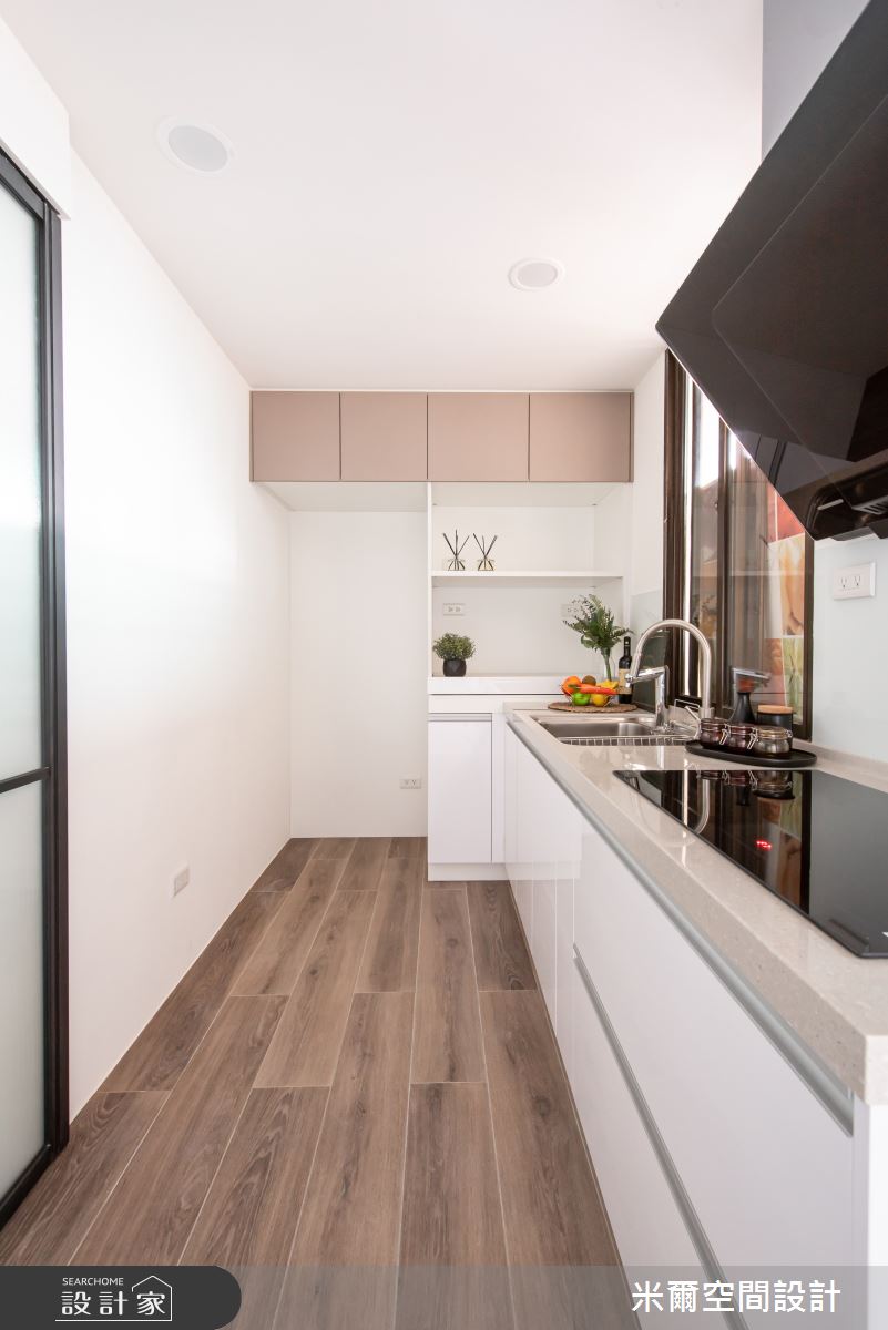 25坪老屋(16~30年)＿北歐風廚房案例圖片＿米爾空間設計＿米爾_經典玩色_桃園中壢之16
