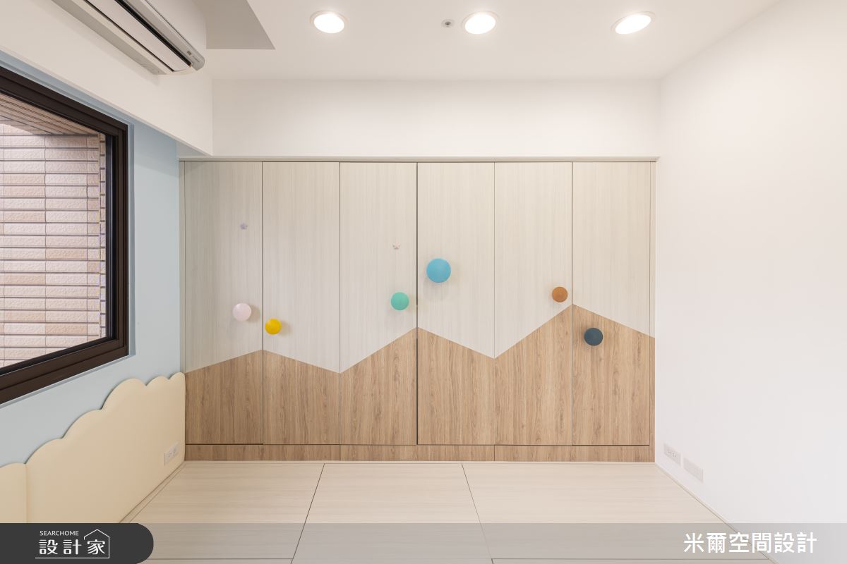28坪中古屋(5~15年)＿北歐風兒童房兒童房案例圖片＿米爾空間設計＿米爾_白丰木橡_新竹北區之29