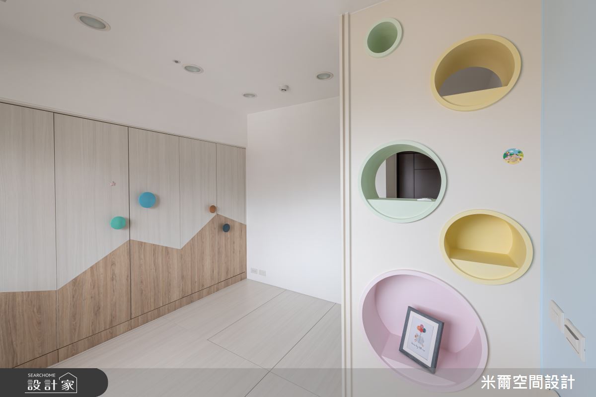28坪中古屋(5~15年)＿北歐風兒童房兒童房案例圖片＿米爾空間設計＿米爾_白丰木橡_新竹北區之31