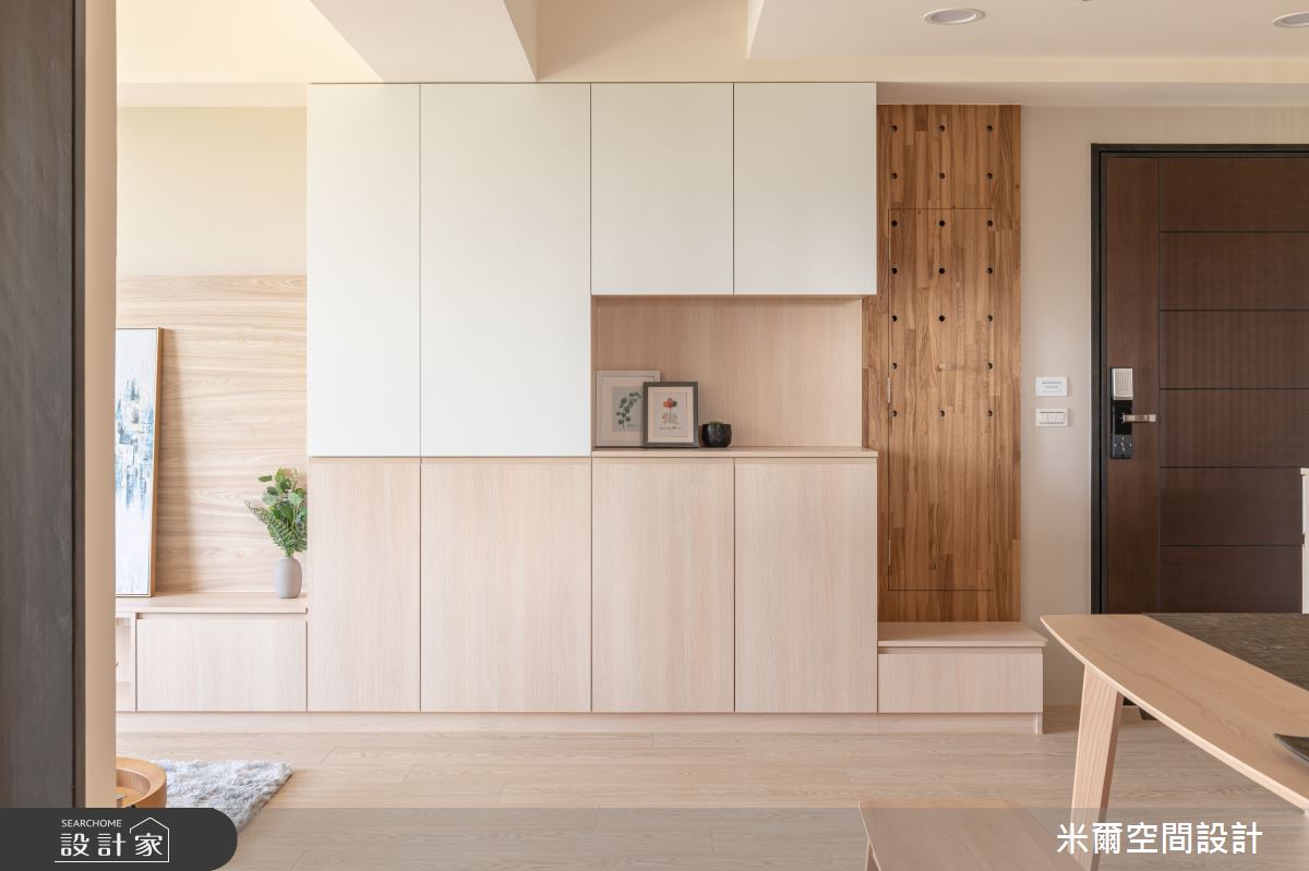 25坪新成屋(5年以下)＿日式風玄關案例圖片＿米爾空間設計＿米爾_簡約生活_新竹竹北之1