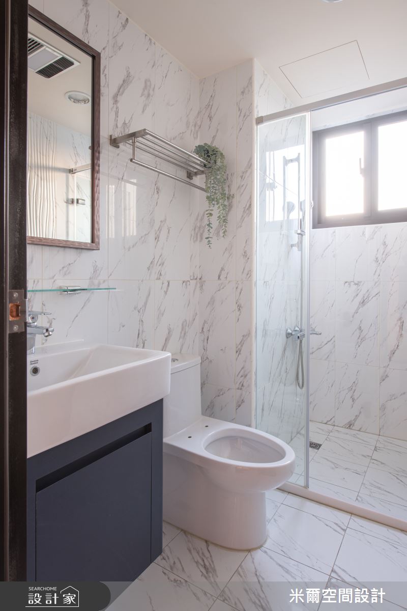 25坪新成屋(5年以下)＿日式風浴室案例圖片＿米爾空間設計＿米爾_簡約生活_新竹竹北之21