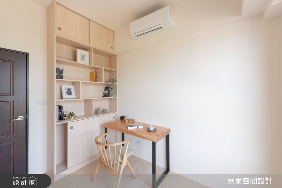 25坪新成屋(5年以下)＿日式風書房案例圖片＿米爾空間設計＿米爾_簡約生活_新竹竹北之18