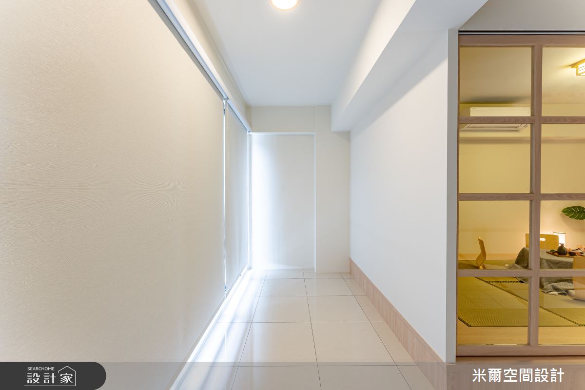 80坪新成屋(5年以下)＿現代風和室走廊案例圖片＿米爾空間設計＿米爾_王橋晶鑽_新竹北區之16