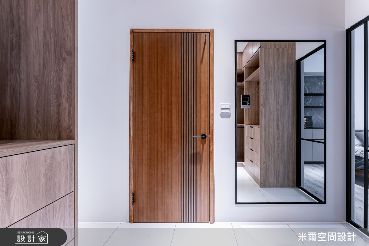 80坪新成屋(5年以下)＿現代風走廊案例圖片＿米爾空間設計＿米爾_王橋晶鑽_新竹北區之25