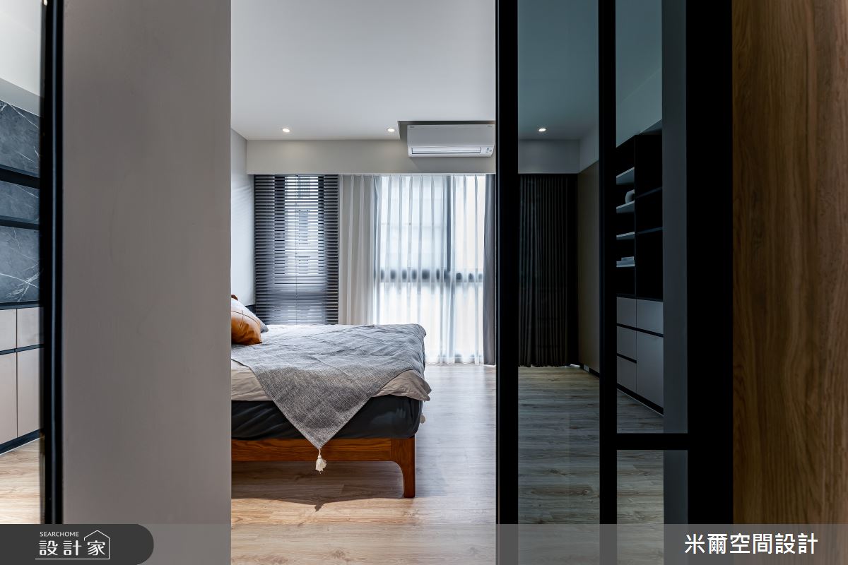 80坪新成屋(5年以下)＿現代風臥室案例圖片＿米爾空間設計＿米爾_王橋晶鑽_新竹北區之26