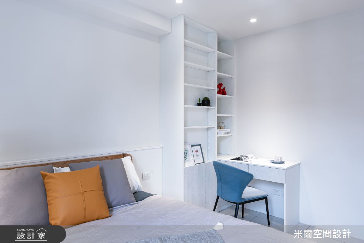 80坪新成屋(5年以下)＿現代風客房案例圖片＿米爾空間設計＿米爾_王橋晶鑽_新竹北區之42
