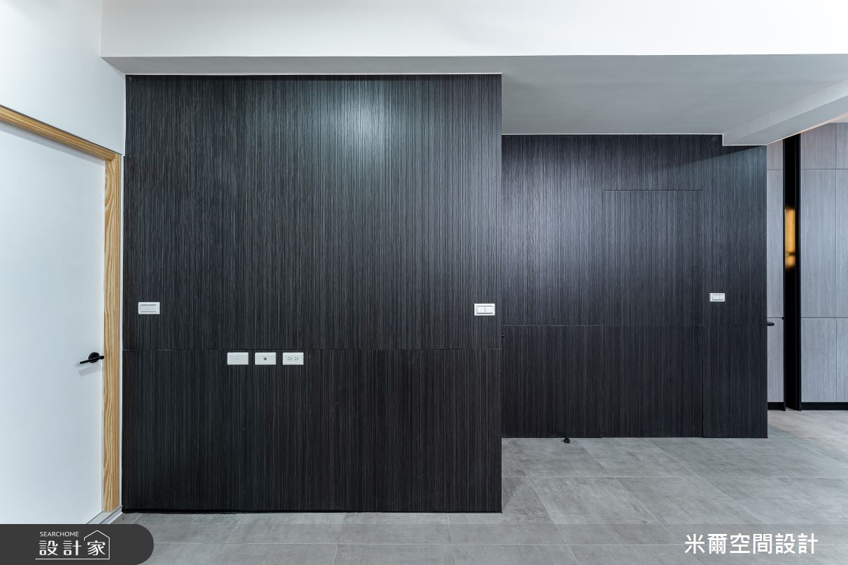 80坪新成屋(5年以下)＿現代風玄關車庫案例圖片＿米爾空間設計＿米爾_王橋晶鑽_新竹北區之47