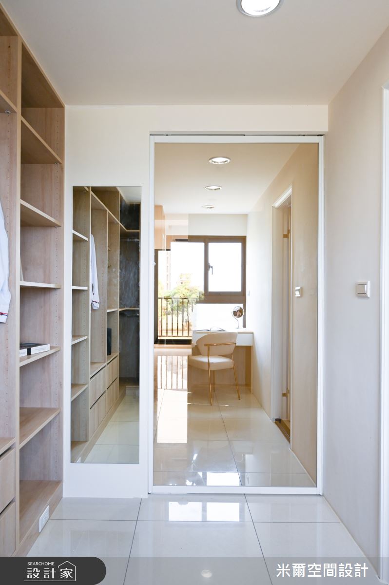 30坪新成屋(5年以下)＿現代風更衣間案例圖片＿米爾空間設計＿米爾_富新時代，新屋透天_新竹縣湖口之25