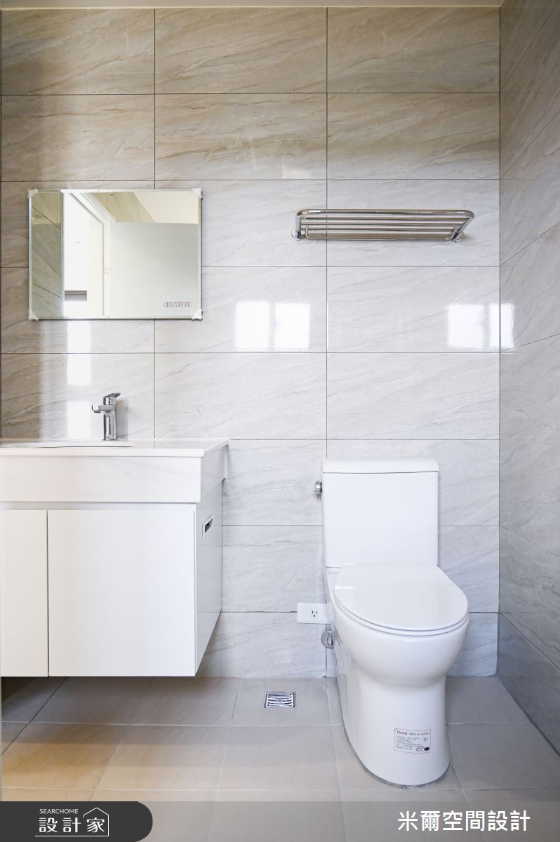 30坪新成屋(5年以下)＿現代風浴室案例圖片＿米爾空間設計＿米爾_富新時代，新屋透天_新竹縣湖口之26