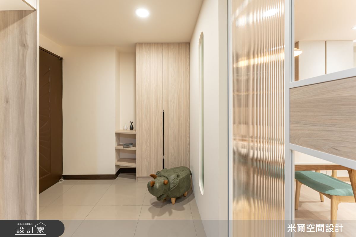 28坪新成屋(5年以下)＿北歐風玄關案例圖片＿米爾空間設計＿米爾_珥悅_桃園中壢之3
