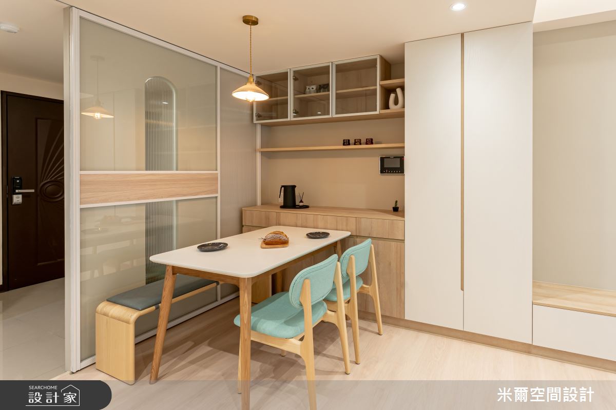28坪新成屋(5年以下)＿北歐風餐廳案例圖片＿米爾空間設計＿米爾_珥悅_桃園中壢之6