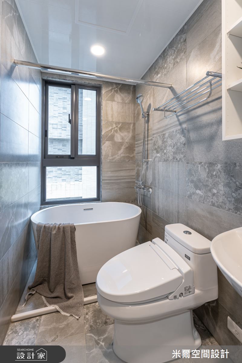 28坪新成屋(5年以下)＿北歐風浴室案例圖片＿米爾空間設計＿米爾_珥悅_桃園中壢之21