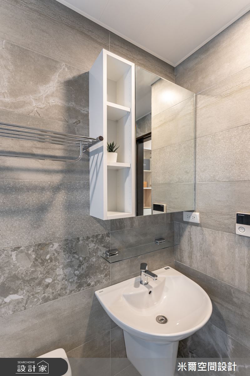 28坪新成屋(5年以下)＿北歐風浴室案例圖片＿米爾空間設計＿米爾_珥悅_桃園中壢之22