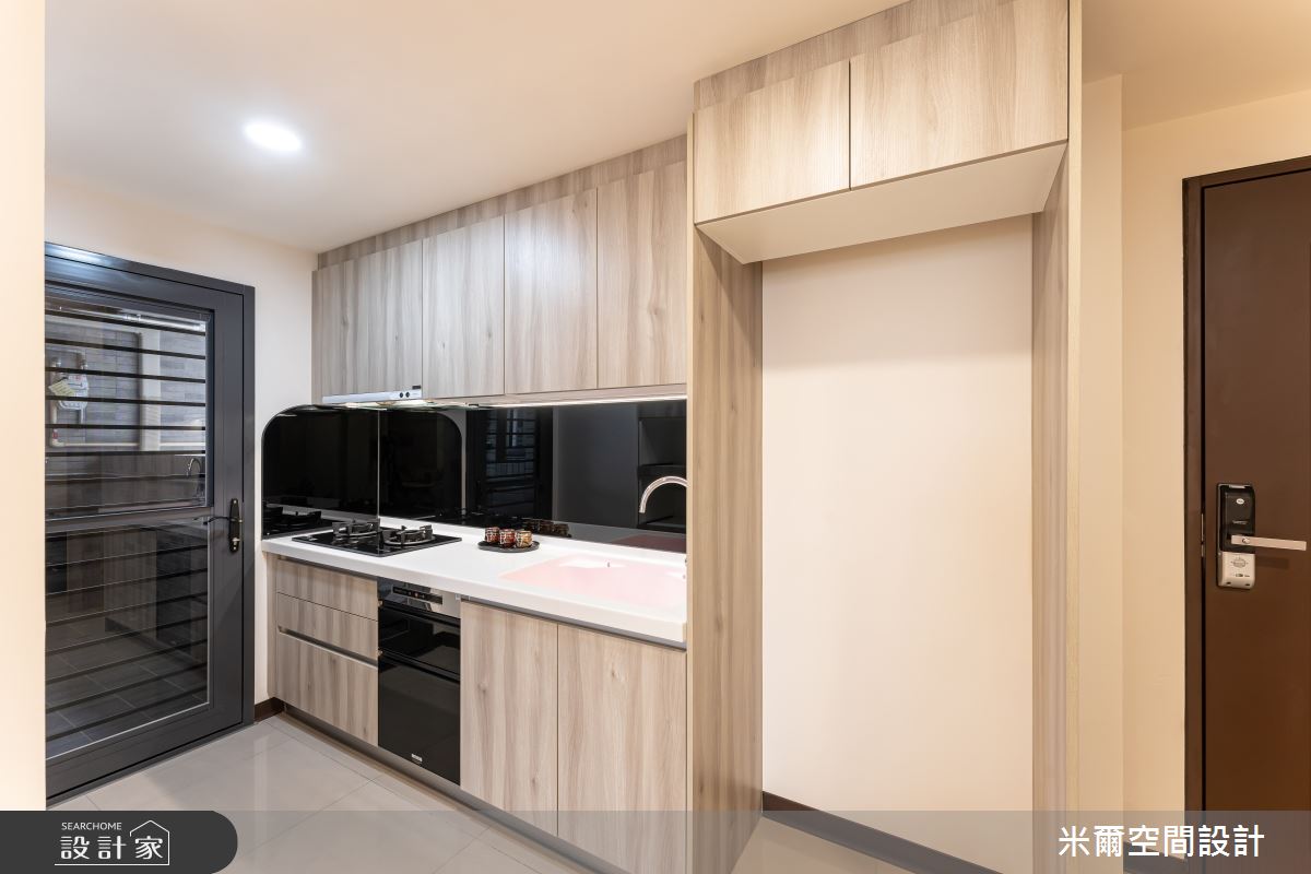 28坪新成屋(5年以下)＿北歐風廚房案例圖片＿米爾空間設計＿米爾_珥悅_桃園中壢之17