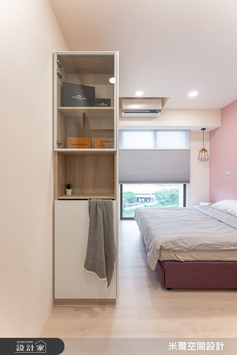 28坪新成屋(5年以下)＿北歐風臥室案例圖片＿米爾空間設計＿米爾_珥悅_桃園中壢之23