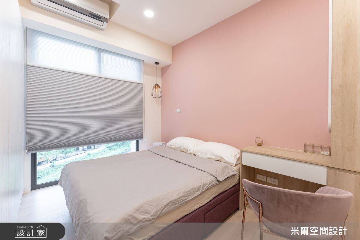 28坪新成屋(5年以下)＿北歐風臥室案例圖片＿米爾空間設計＿米爾_珥悅_桃園中壢之25