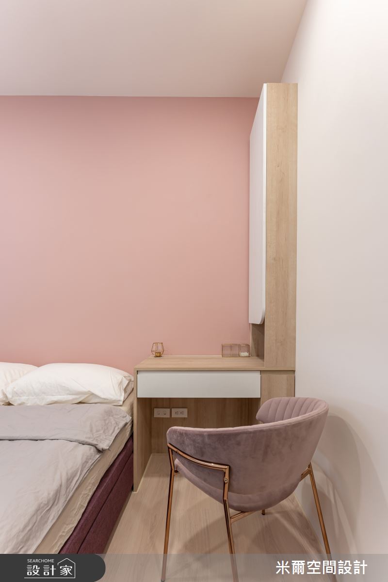 28坪新成屋(5年以下)＿北歐風臥室案例圖片＿米爾空間設計＿米爾_珥悅_桃園中壢之26