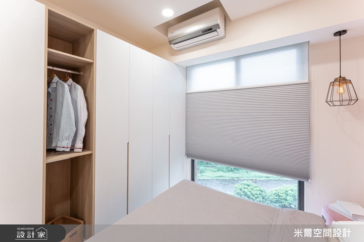 28坪新成屋(5年以下)＿北歐風臥室案例圖片＿米爾空間設計＿米爾_珥悅_桃園中壢之27