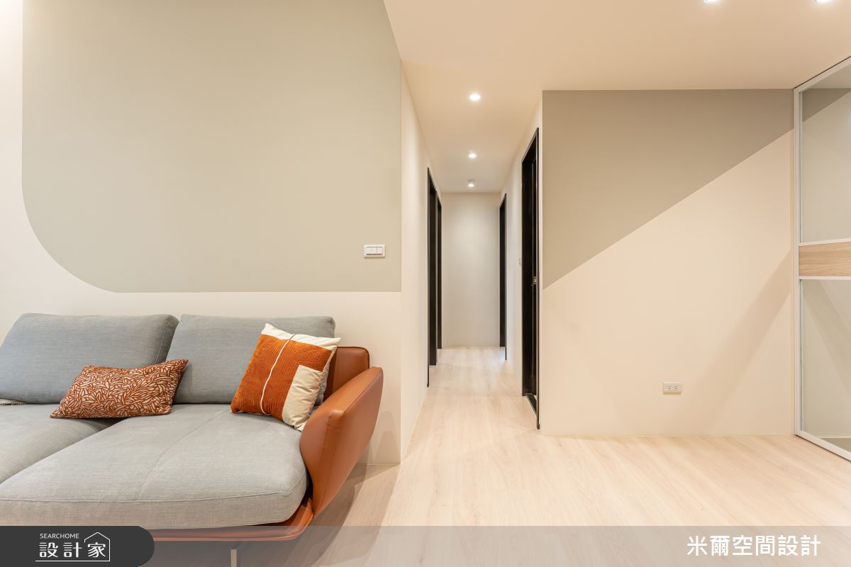 28坪新成屋(5年以下)＿北歐風客廳案例圖片＿米爾空間設計＿米爾_珥悅_桃園中壢之14