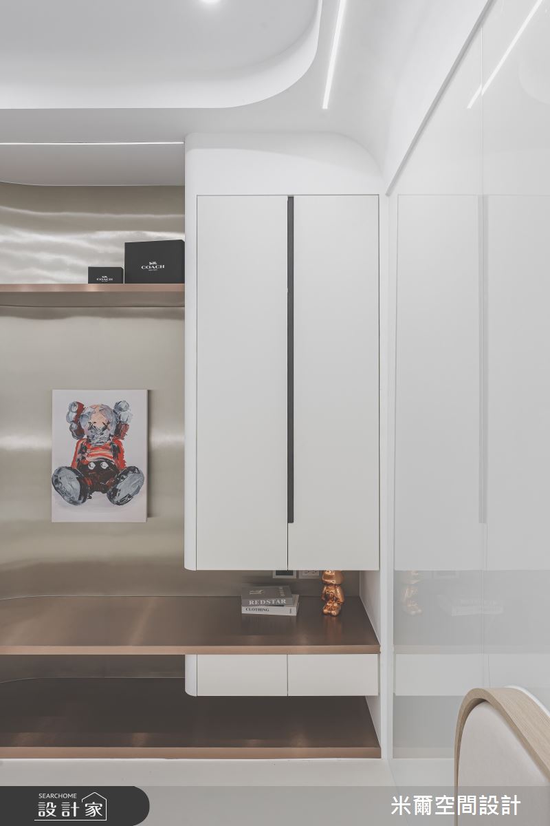 6坪中古屋(5~15年)＿現代科技風臥室案例圖片＿米爾空間設計＿米爾_境秘_台中大肚之12