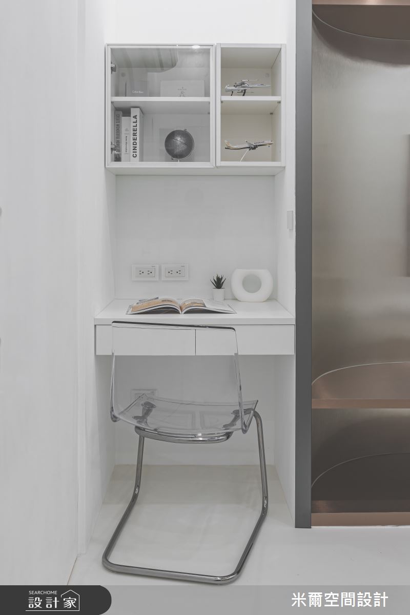 6坪中古屋(5~15年)＿現代科技風臥室案例圖片＿米爾空間設計＿米爾_境秘_台中大肚之15