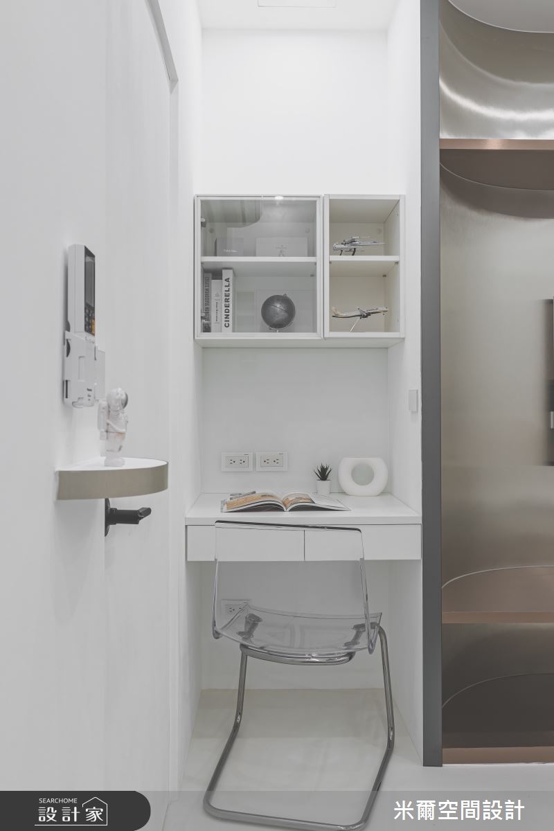 6坪中古屋(5~15年)＿現代科技風臥室案例圖片＿米爾空間設計＿米爾_境秘_台中大肚之16