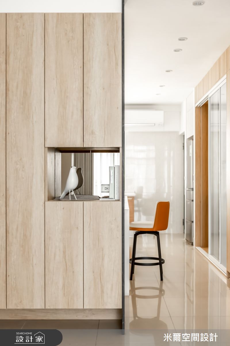 40坪老屋(16~30年)＿北歐風玄關案例圖片＿米爾空間設計＿米爾_一品博觀_新竹市之11