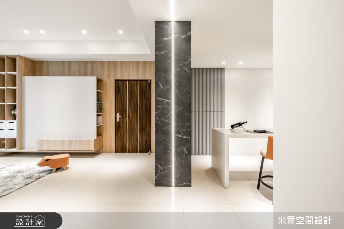 40坪老屋(16~30年)＿北歐風客廳餐廳案例圖片＿米爾空間設計＿米爾_一品博觀_新竹市之10