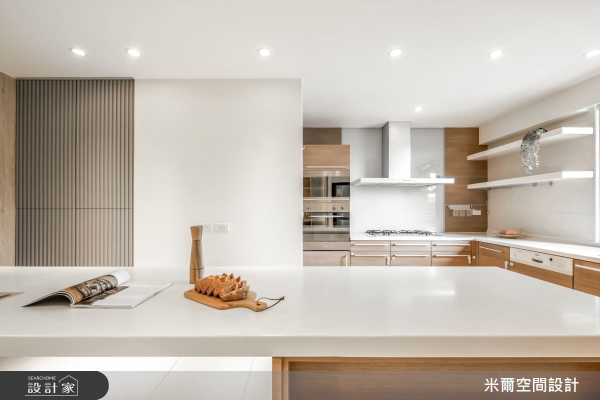 40坪老屋(16~30年)＿北歐風餐廳廚房案例圖片＿米爾空間設計＿米爾_一品博觀_新竹市之13