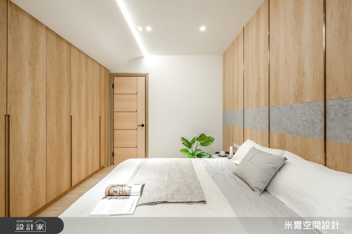 40坪老屋(16~30年)＿北歐風臥室案例圖片＿米爾空間設計＿米爾_一品博觀_新竹市之18