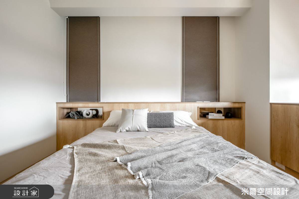 40坪老屋(16~30年)＿北歐風客房案例圖片＿米爾空間設計＿米爾_一品博觀_新竹市之40