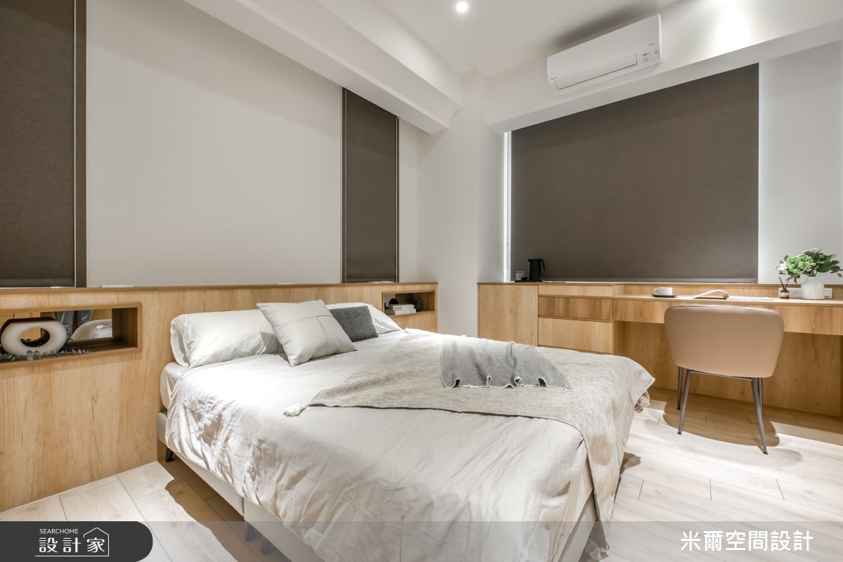 40坪老屋(16~30年)＿北歐風客房案例圖片＿米爾空間設計＿米爾_一品博觀_新竹市之41
