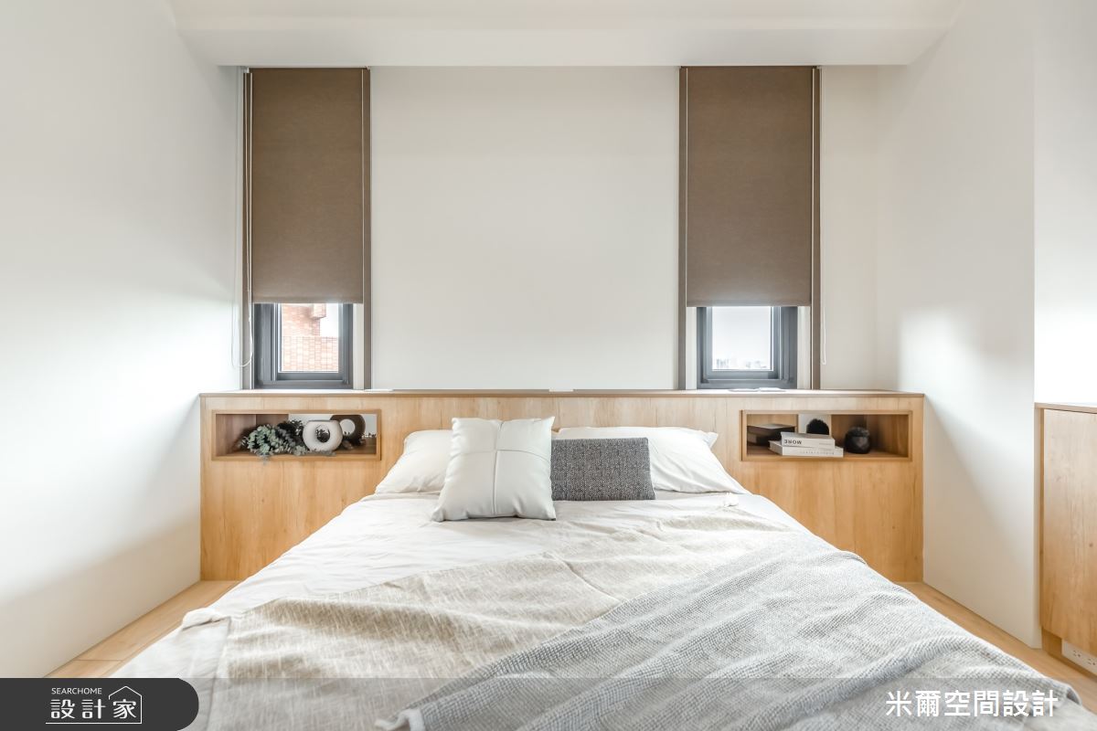 40坪老屋(16~30年)＿北歐風客房案例圖片＿米爾空間設計＿米爾_一品博觀_新竹市之43
