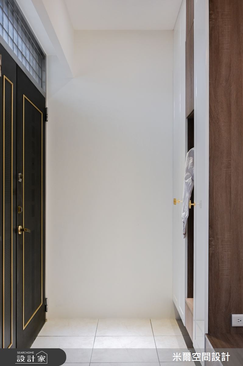 50坪老屋(16~30年)＿北歐風玄關案例圖片＿米爾空間設計＿米爾_透天舊屋翻新_新竹北埔之2
