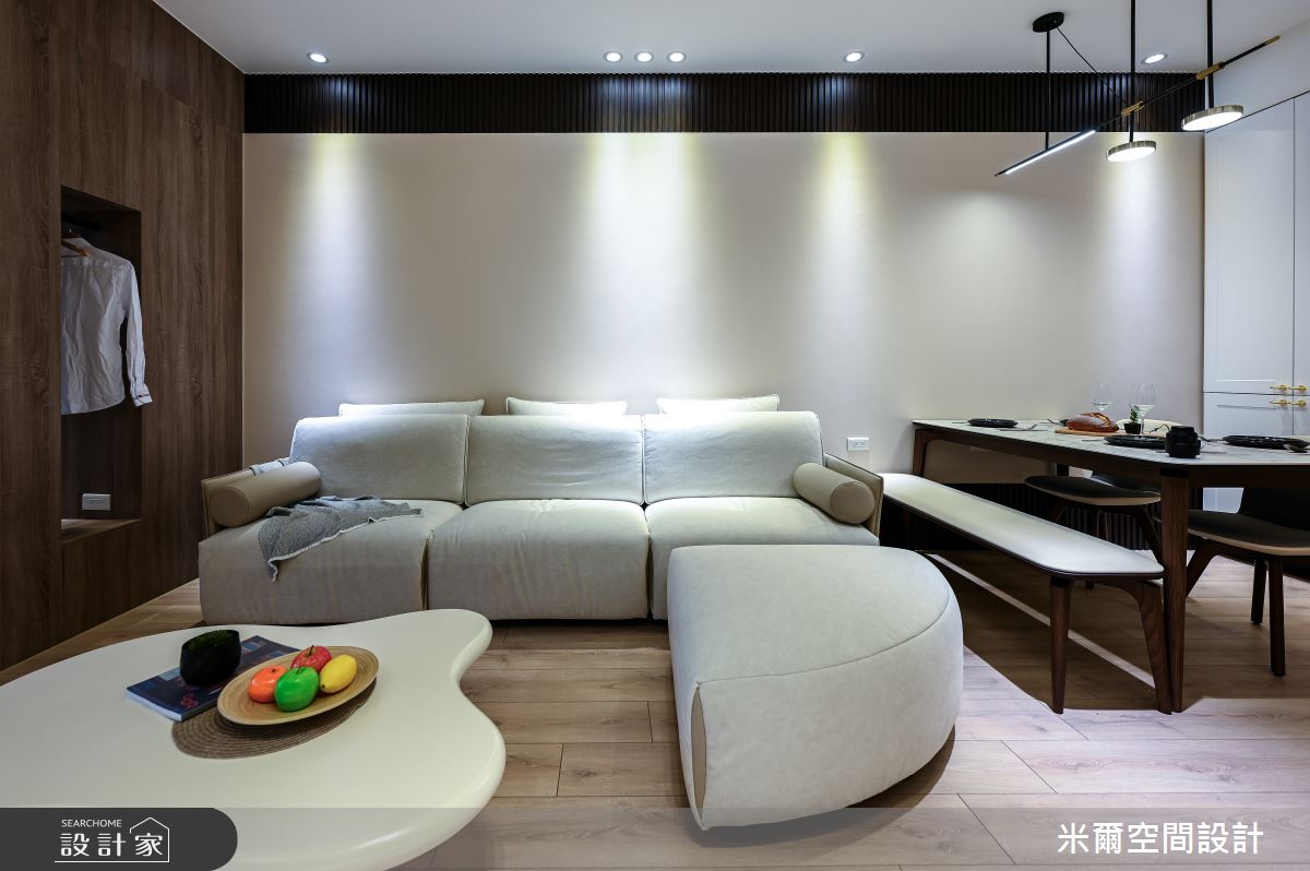 50坪老屋(16~30年)＿北歐風客廳餐廳案例圖片＿米爾空間設計＿米爾_透天舊屋翻新_新竹北埔之4