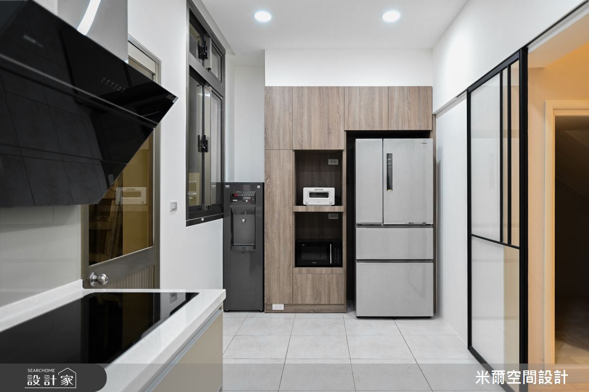 50坪老屋(16~30年)＿北歐風廚房案例圖片＿米爾空間設計＿米爾_透天舊屋翻新_新竹北埔之17