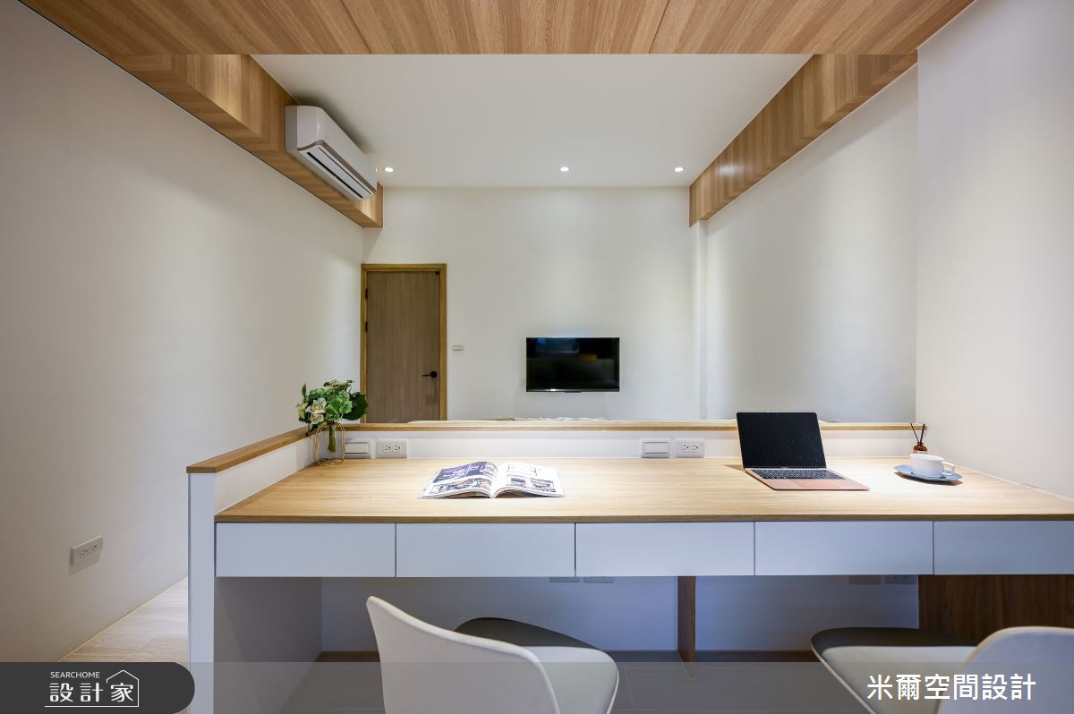 50坪老屋(16~30年)＿北歐風臥室案例圖片＿米爾空間設計＿米爾_透天舊屋翻新_新竹北埔之23