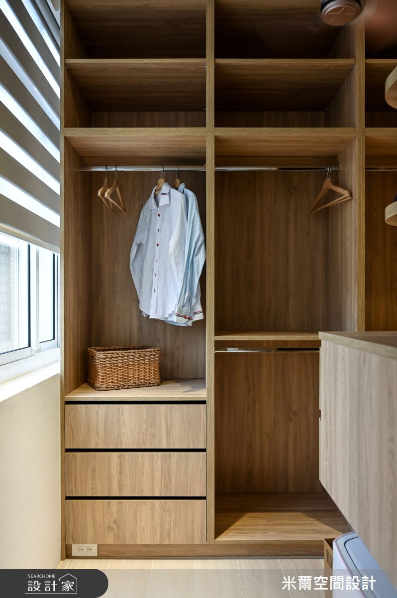 50坪老屋(16~30年)＿北歐風更衣間案例圖片＿米爾空間設計＿米爾_透天舊屋翻新_新竹北埔之25