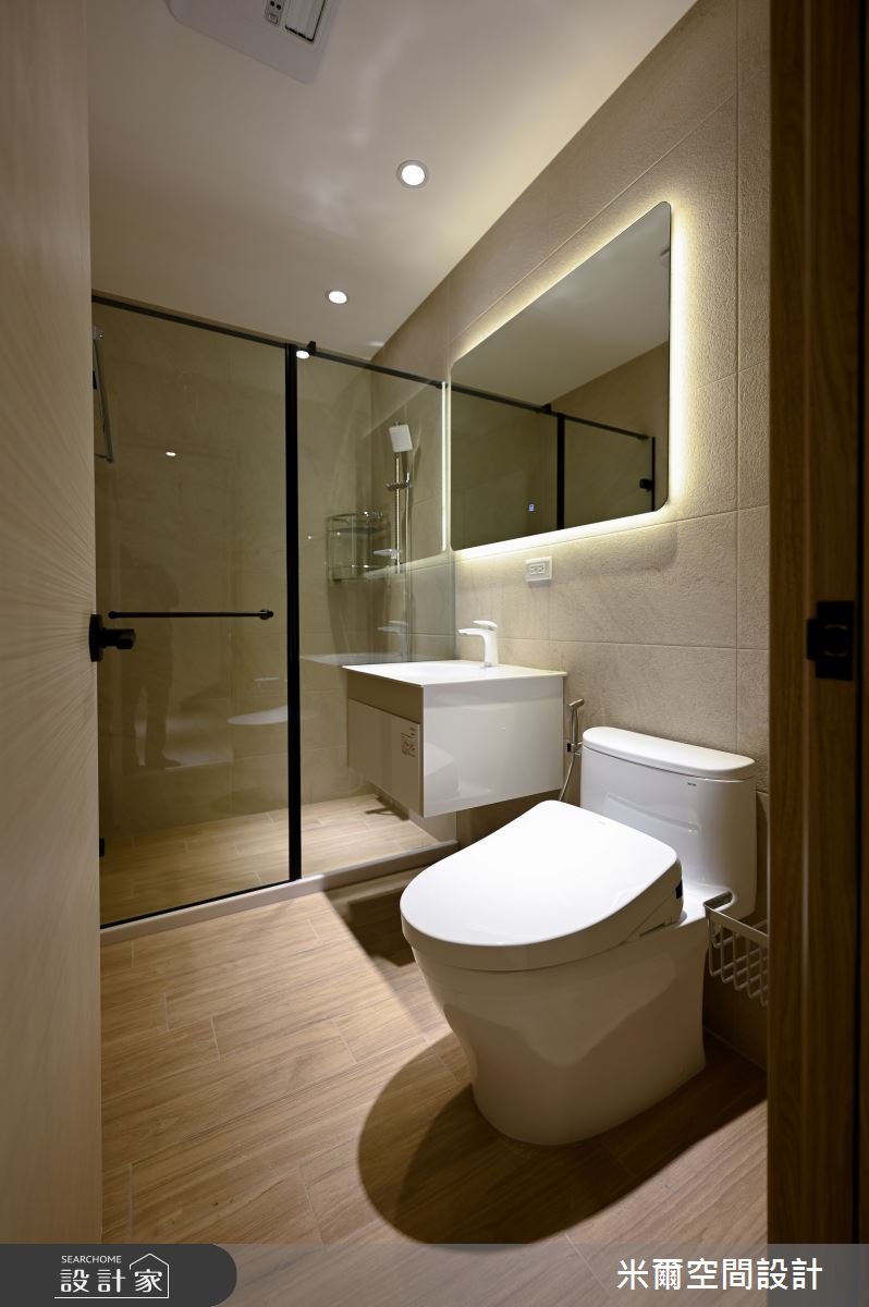 50坪老屋(16~30年)＿北歐風浴室案例圖片＿米爾空間設計＿米爾_透天舊屋翻新_新竹北埔之46